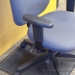 Grey Fully Adjustable Ergonomic Rolling Task Chair